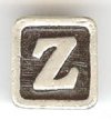 1 9mm Silver Slider - Letter "Z"